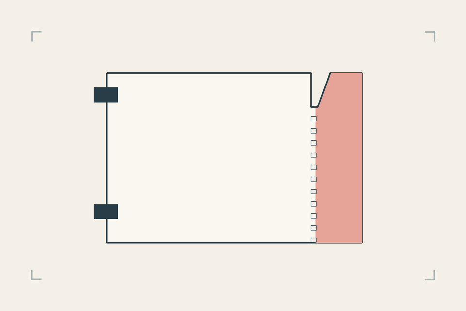 Perforated-sheet prompt: advance one tear front along the existing seam