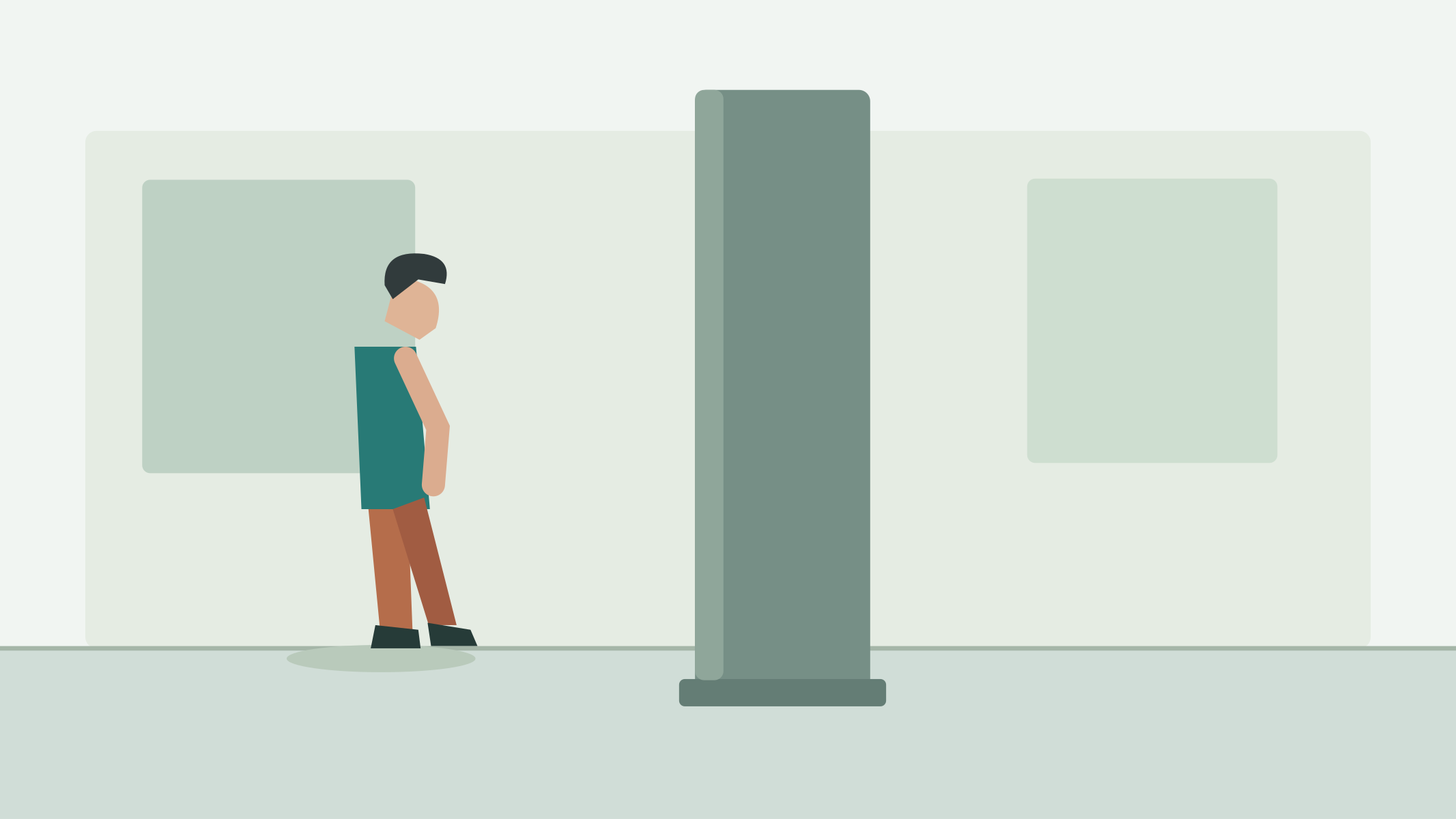 Original illustrated opening scene